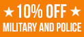 10% off locksmith service coupon for military and policy in Houston